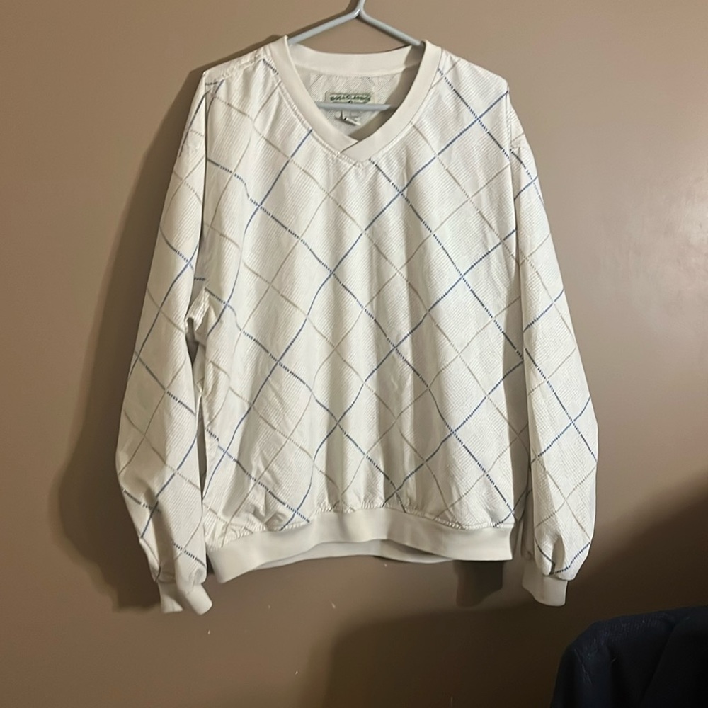 😄Y2K windbreaker pullover jacket golf l1